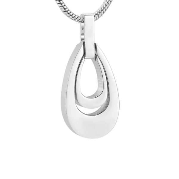 Double Tear Drop Urn Pendant