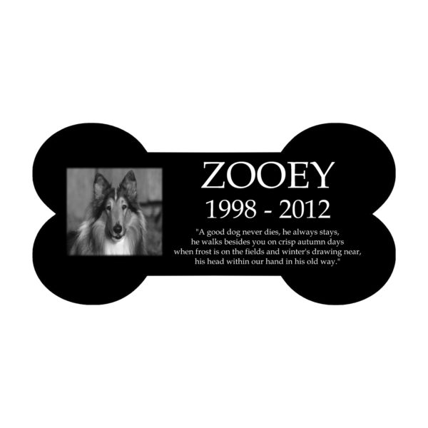 Pet Grave Marker - Bone