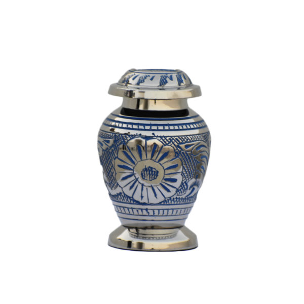 Jali Blue Keepsake Urn