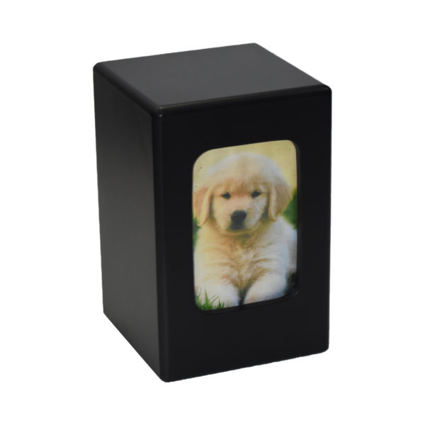 Loving Portrait Urn - Black