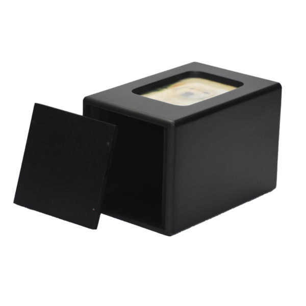 Loving Portrait Urn - Black - Image 2