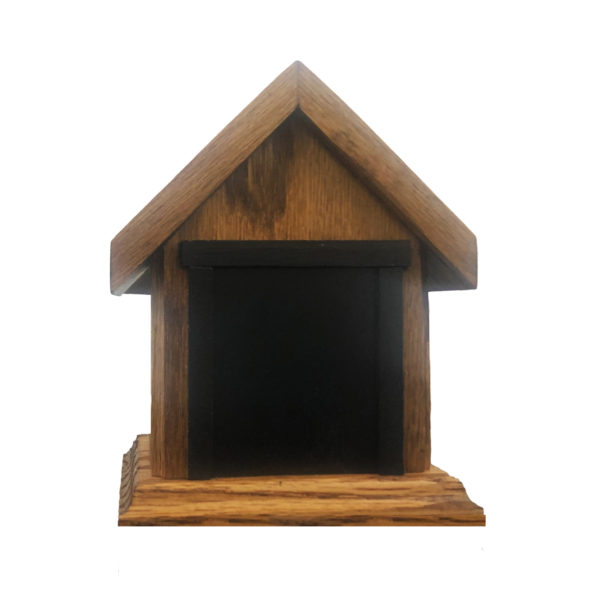 Dog House Urn - Oak