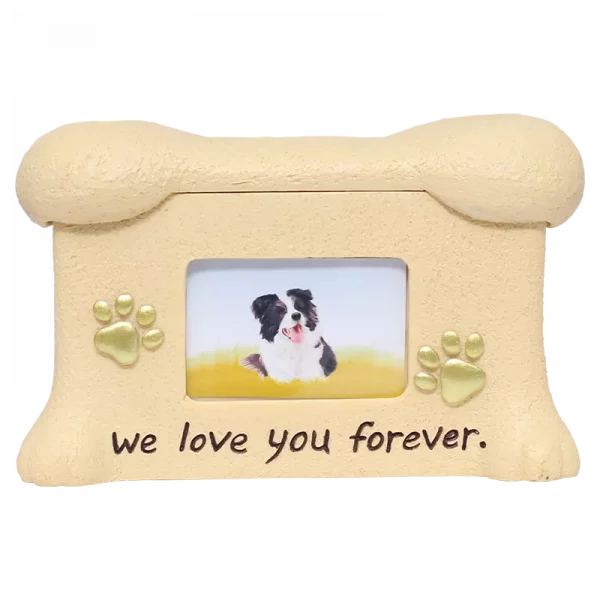 Dog Bone Photo Urn