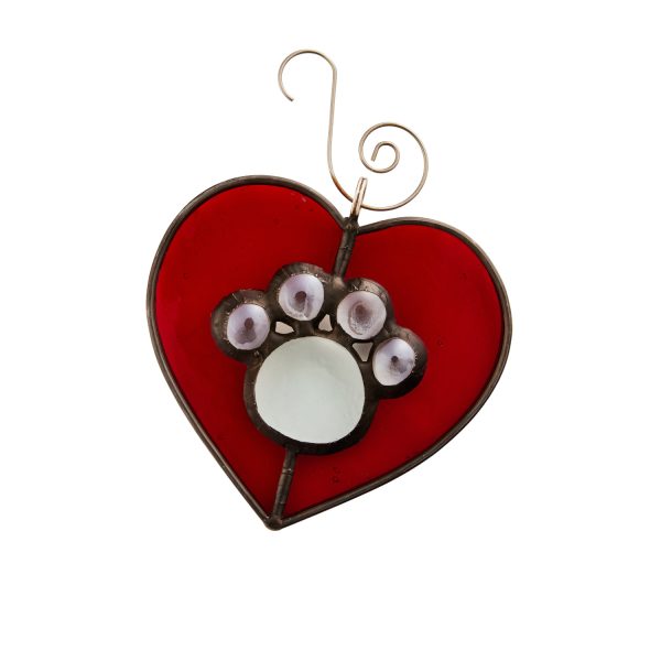 Stained Glass Paw Ornament - Image 3